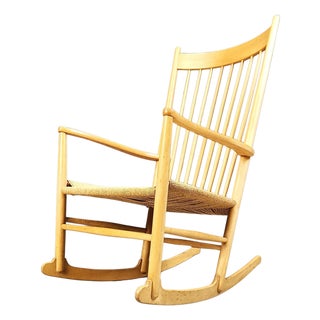J16 Rocking Chair by Hans Wegner for FDB Mobler, 1960s For Sale