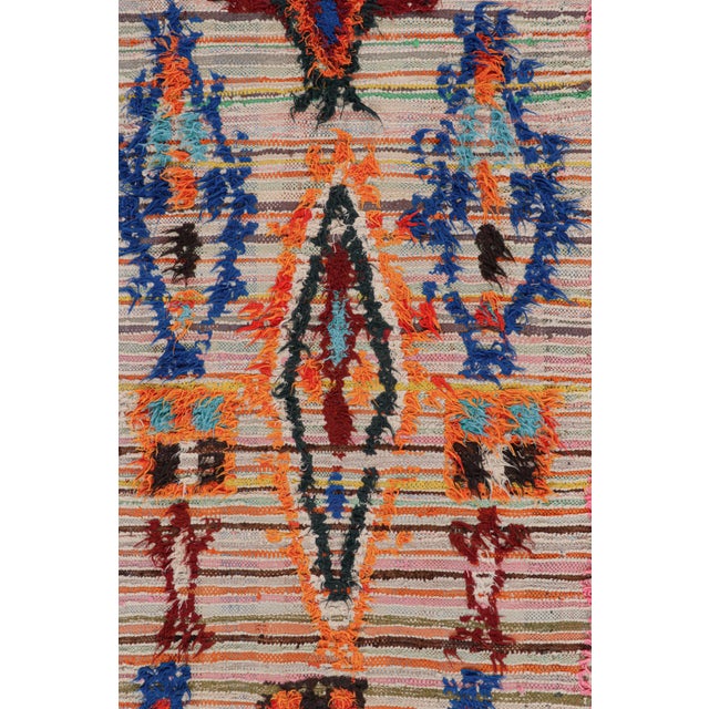 Moroccan Vintage Moroccan Runner With Colorful Patterns and Stripes, From Rug & Kilim For Sale - Image 3 of 7