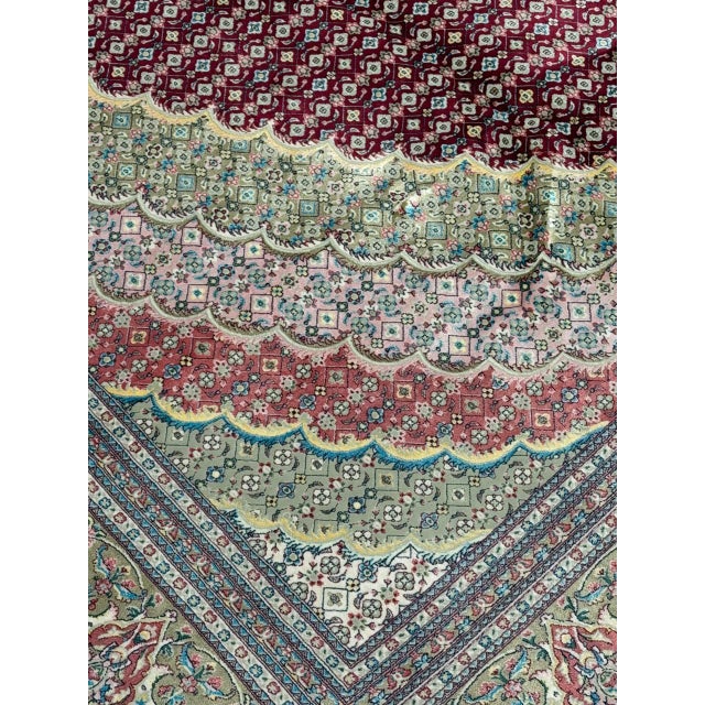 Pasargad DC Persian Tabriz Fish Design Rug For Sale - Image 11 of 12