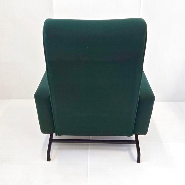 Vintage Trelax Chair in Jersey and Metal by Pierre Guariche for Meurop, 1960s For Sale - Image 12 of 15