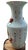 An authentic antique Chinese porcelain baluster-form vase dating from the late Qing Dynasty to the early Republic period...