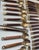 Modern Danish Brass and Teak Cutlery from Carl Cohr, 1960s, Set of 48 For Sale - Image 9 of 13