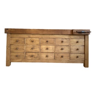 Solid Wood Planing Workbench For Sale