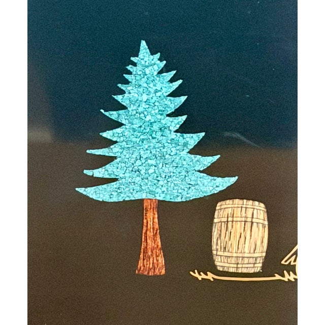 Rare Dartmouth College Mid-Century Custom Couroc Tray For Sale - Image 12 of 13