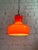 Orange Vintage Orange Glass Pendant Lamp, Germany, 1970s For Sale - Image 8 of 17