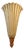 French Art Deco Fan-Shaped Wall Sconce in Carved Wood and Aluminium, 1930 For Sale