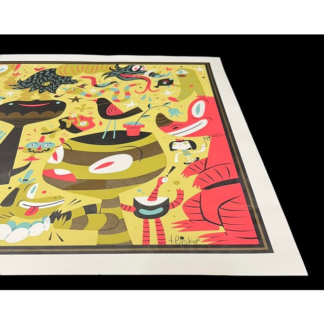 Abstract Tim Bisup Signed Limited Edition Alpha Riot Pop Art Print For Sale - Image 3 of 5