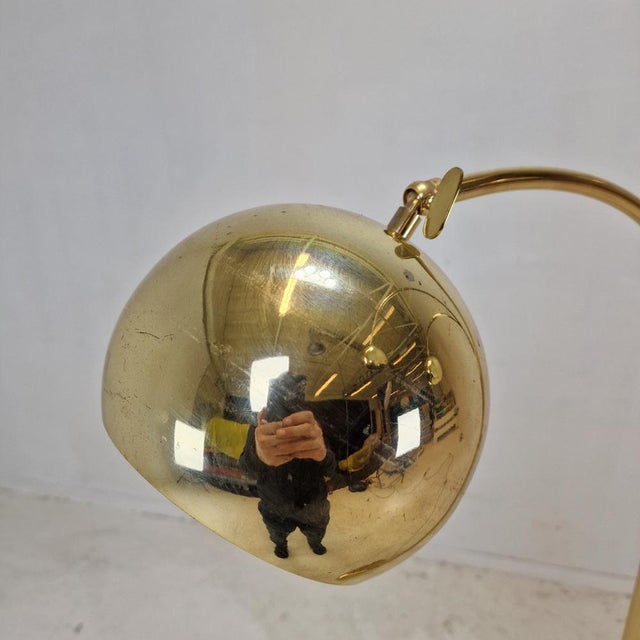 Metal Brass Floor Lamp, Germany, 1970s For Sale - Image 7 of 16