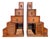 Pair of Vintage 20th C. Dovetailed Tansu Step Wooden Shelves Asian Art For Sale