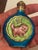Late 20th Century Colorful Enamel Snuff Bottle Perfume W/Cat & Butterfly Pink Green Blue For Sale - Image 6 of 11