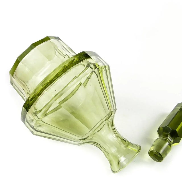 Art Deco Czechoslovakian Carafe from Moser, 1920s For Sale - Image 6 of 11