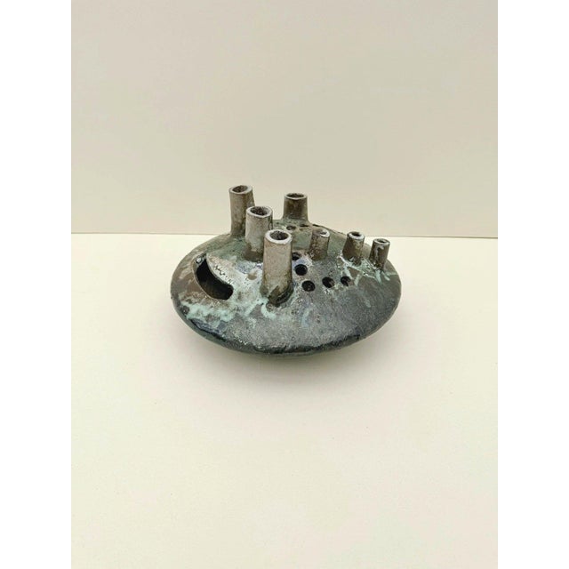 Ceramic Flower Vase, 1960s For Sale - Image 11 of 11