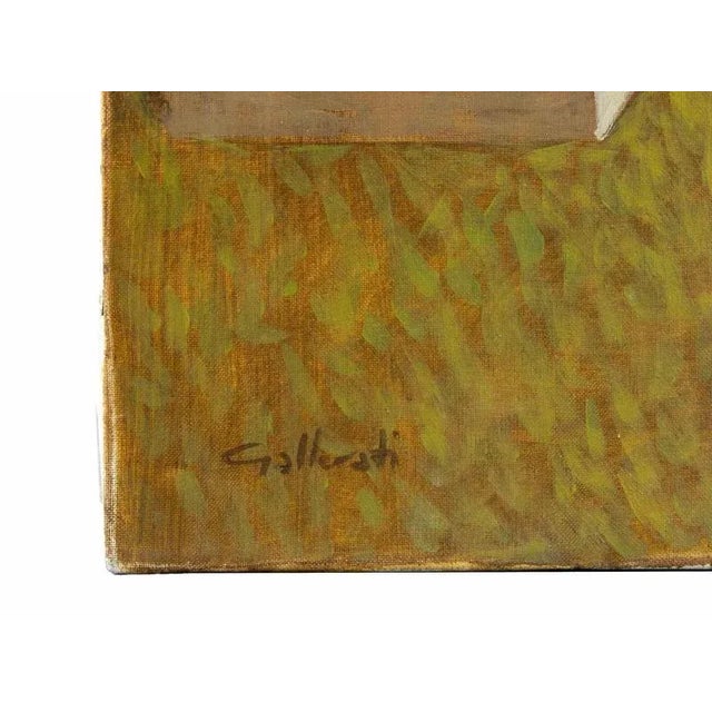 Alberto Gallerati, Far from Danger, Oil on Canvas, 1970s For Sale - Image 4 of 7