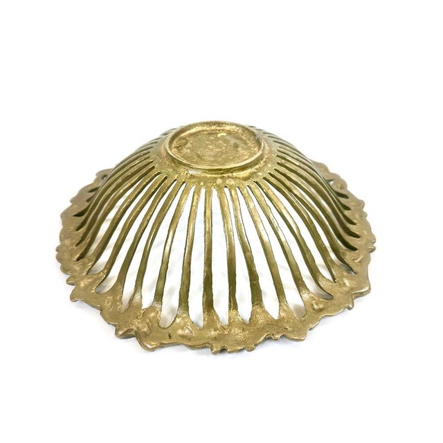 1950s Vintage Brass Fruit Bowl from Klosterneuburger Kunstwerk, 1950s For Sale - Image 5 of 12