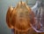 Murano Amber and Lavender Glass Shell Chandelier, Italy 1980s For Sale - Image 4 of 15