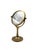1960s Organic Modern Hammered Brass Table Mirror, France, 1960s For Sale - Image 5 of 11
