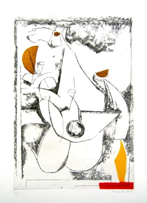 Miracle - Original Etching by Marino Marini - 1971 1971