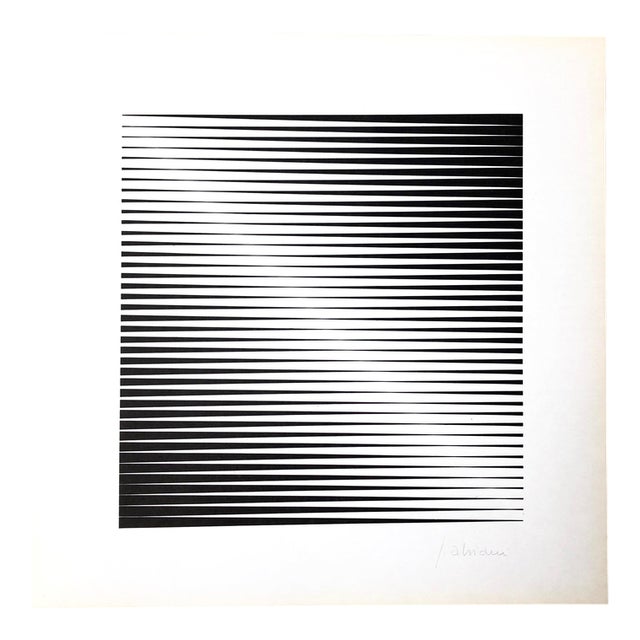 Getulio Alviani, Design, 1977, Serigraph, Paper For Sale