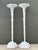 Serge Roche Vintage Regency Cast Plaster Palm Torchere Lamps After Serge Roche - a Pair For Sale - Image 4 of 12