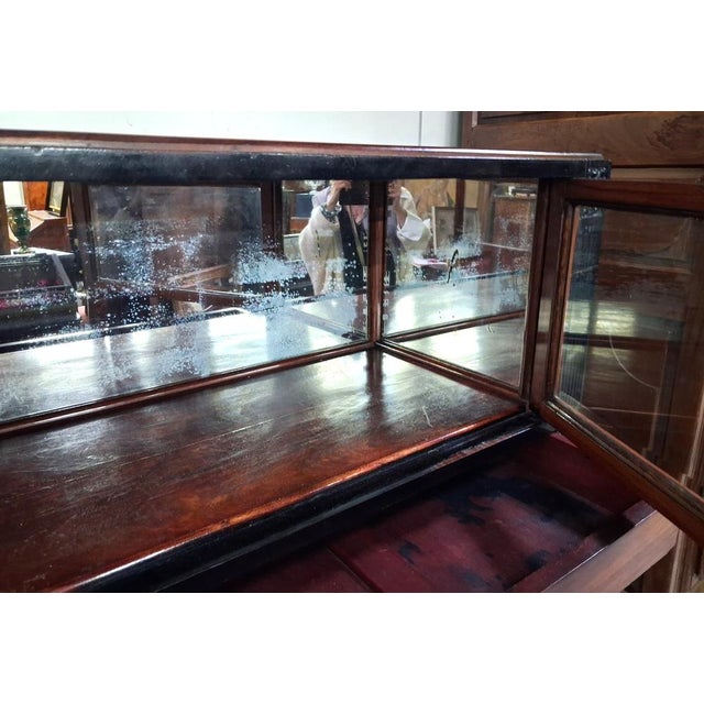 Art Deco Wooden Display Cabinet, 1930s For Sale - Image 4 of 10