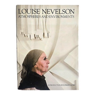 1980 Monograph Art Book, "Louise Nevelson: Atmospheres and Environments", Essay by Edward Albee, Photography by Pedro Guerrero For Sale