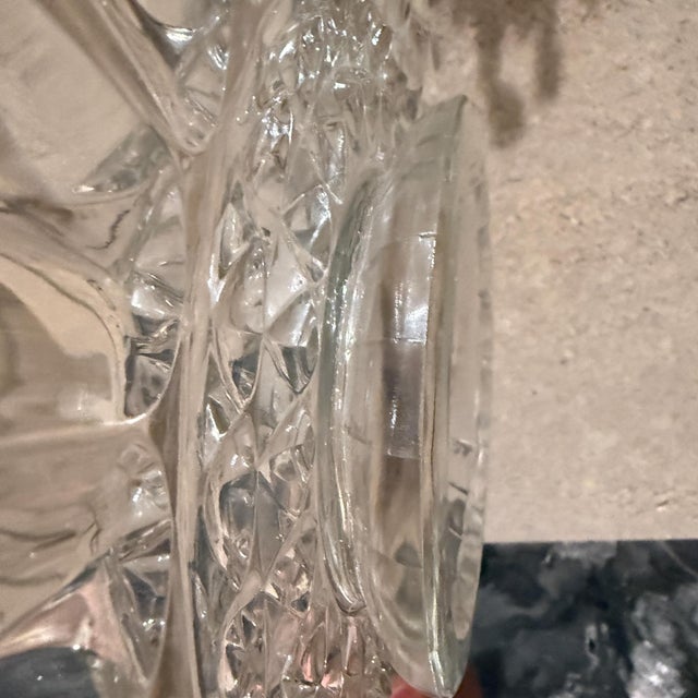 Vintage Modern Glass Cake Stand For Sale - Image 11 of 18