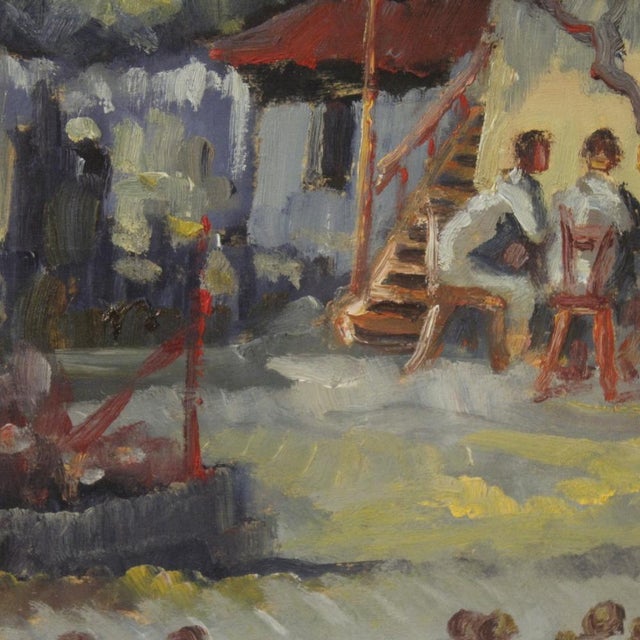 Italian Artist, Popular Scene, Oil on Board, 1970, Framed For Sale - Image 4 of 16