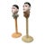 Antique Mannequin Head Hat Stands, Pair For Sale