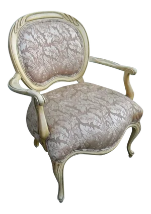 French Painted Living Room Side Chair