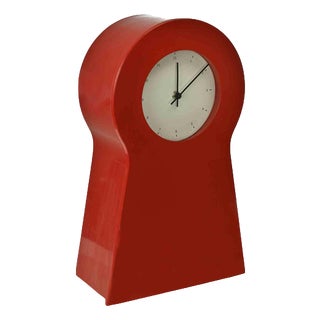 Vintage Wall Clock in Plastic and Metal by Thomas Eriksson for Ikea, Italy For Sale