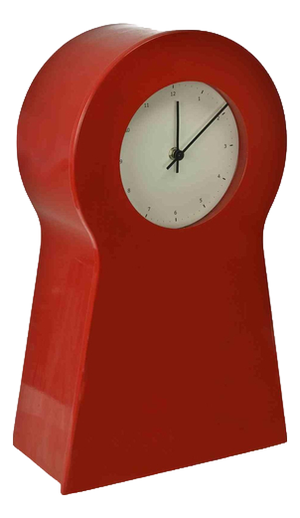 Vintage Wall Clock in Plastic and Metal by Thomas Eriksson for Ikea, Italy