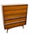 Vintage Mid-Century Modern Matching Dresser Set - 9-Drawer Low Dresser & Highboy With Sculpted Integrated Pulls and Dovetail Drawers, 2 Pieces For Sale - Image 11 of 11