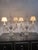 Pair of Vintage Crystal Girandoles/Chandelier Lamps For Sale - Image 9 of 12