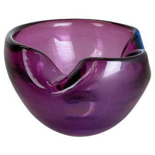 Purple Murano Glass Ashtray, Italy, 1970s For Sale