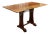 Danish Modern Teak Dining Table with Under-Table Magazine Rack, 1960s For Sale