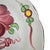Mid 20th Century French Faience Hand Painted Floral Plates, Scalloped Pair, 8.5" For Sale - Image 5 of 7