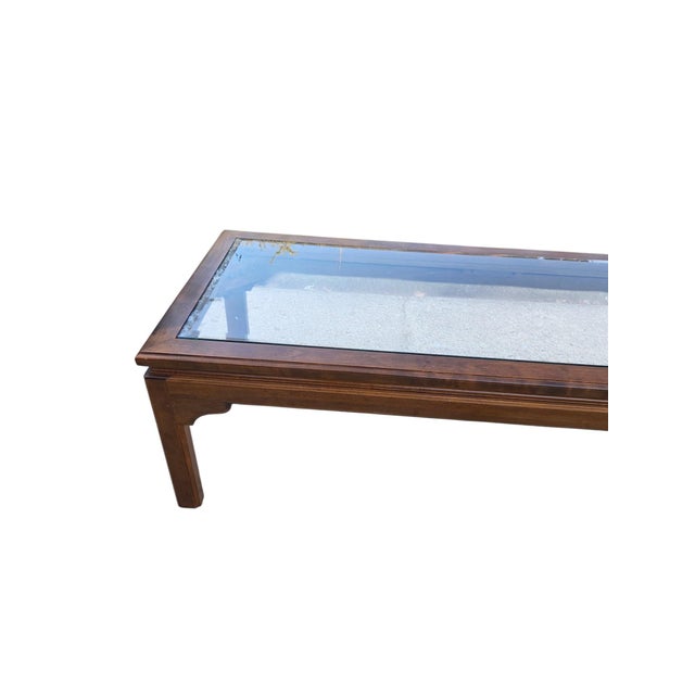 Red Ethan Allen Vintage Canova Collection Coffee Table Campaign Style Solid Cherry For Sale - Image 8 of 16