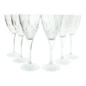 Royal Rock Crystal “Puccini” Set of 6 Crystal Water Glasses