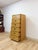 Mid 20th Century Dixie Parquet Inlay Tall Chest of Drawers Brass Detail Coastal Hollywood Regency For Sale - Image 9 of 11