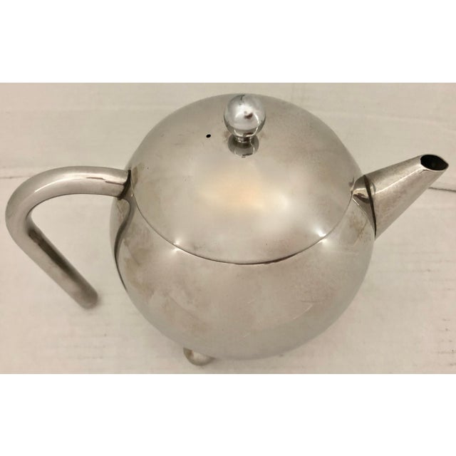 Postmodern Chrome Teapot Chairish