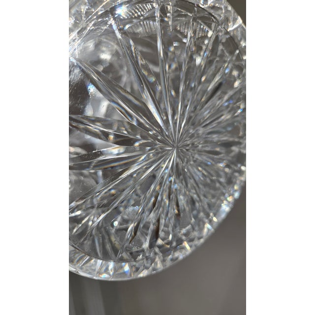 Vintage American Brilliant–Style Cut Lead Crystal Water Pitcher For Sale - Image 18 of 18