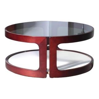Round Coffee Table, Italy, 1970s For Sale