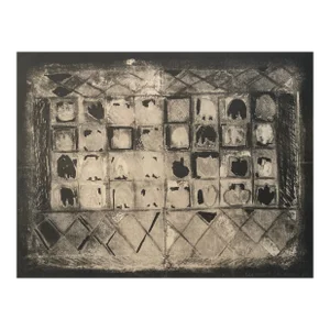 1980 Adrienne Anderson Abstract Lithograph
