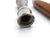 Early 20th Century Victorian Floral Chased Silver Plate Cigar Smugglers Walking Stick Cane For Sale - Image 5 of 10
