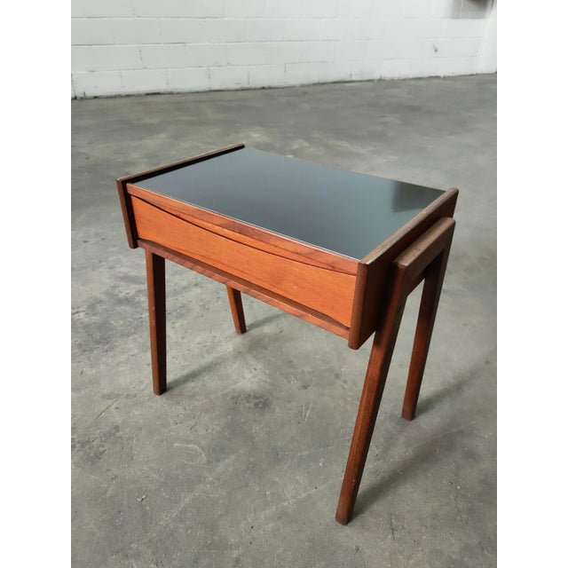 Wood Mid-Century Danish Nightstand, 1970 For Sale - Image 7 of 7