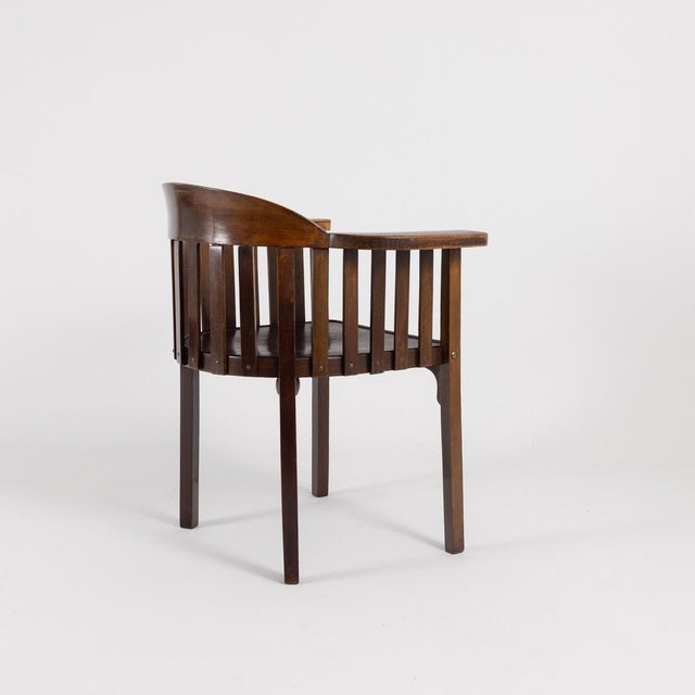 Model 701/2F Elephant Armchair by Josef Hoffmann for J+J Kohn Vienna, 1890s For Sale - Image 4 of 9