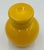 1950s Erik Höglund Scandinavian Polished Yellow Art Glass Bulbous Vase MCM #H1682/160 For Sale - Image 5 of 9