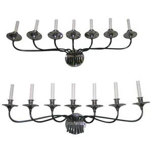 Tommi Parzinger Style Large Wall Lights - a Pair