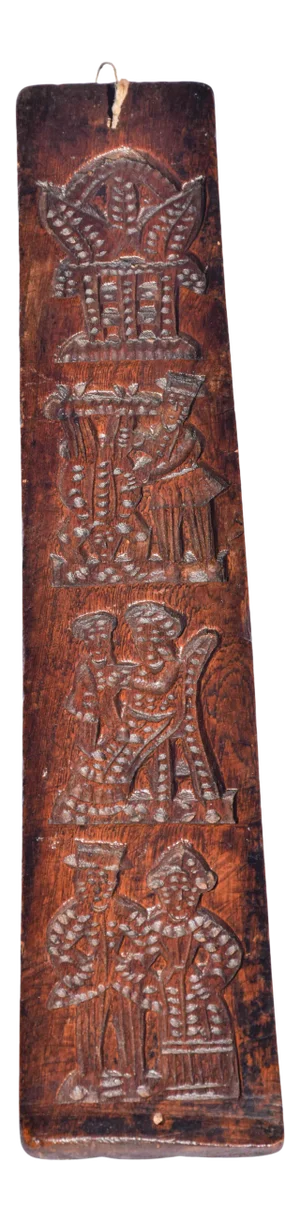 Mid 20th Century Dutch Vintage Speculaas Mold