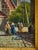 J. Glenn, Romantic Historic Alley, Oil on Wooden Panel For Sale - Image 3 of 7